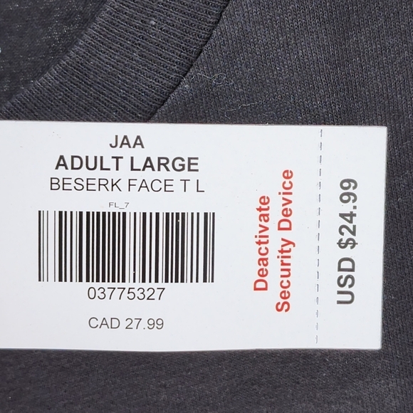 Berserk Unisex Character Face Print Crew Neck Short Sleeve Shirt - L - Picture 6 of 6